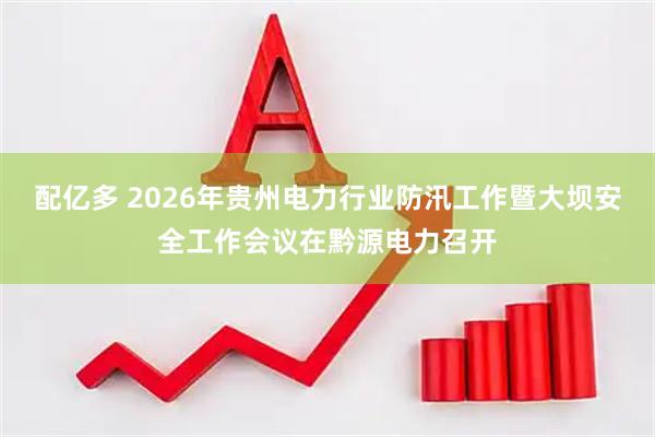 配亿多 2026年贵州电力行业防汛工作暨大坝安全工作会议在黔源电力召开